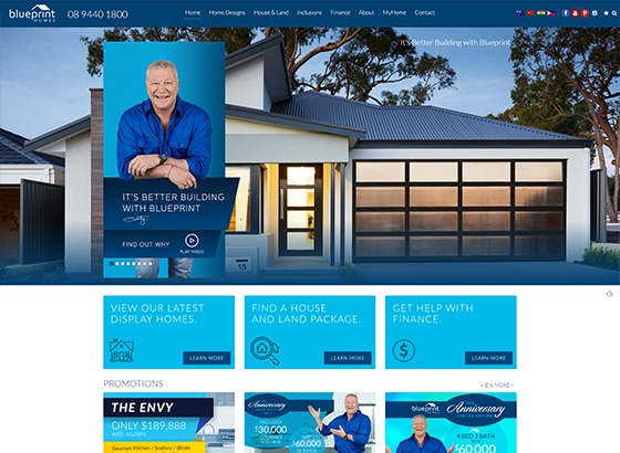 blueprint homes website